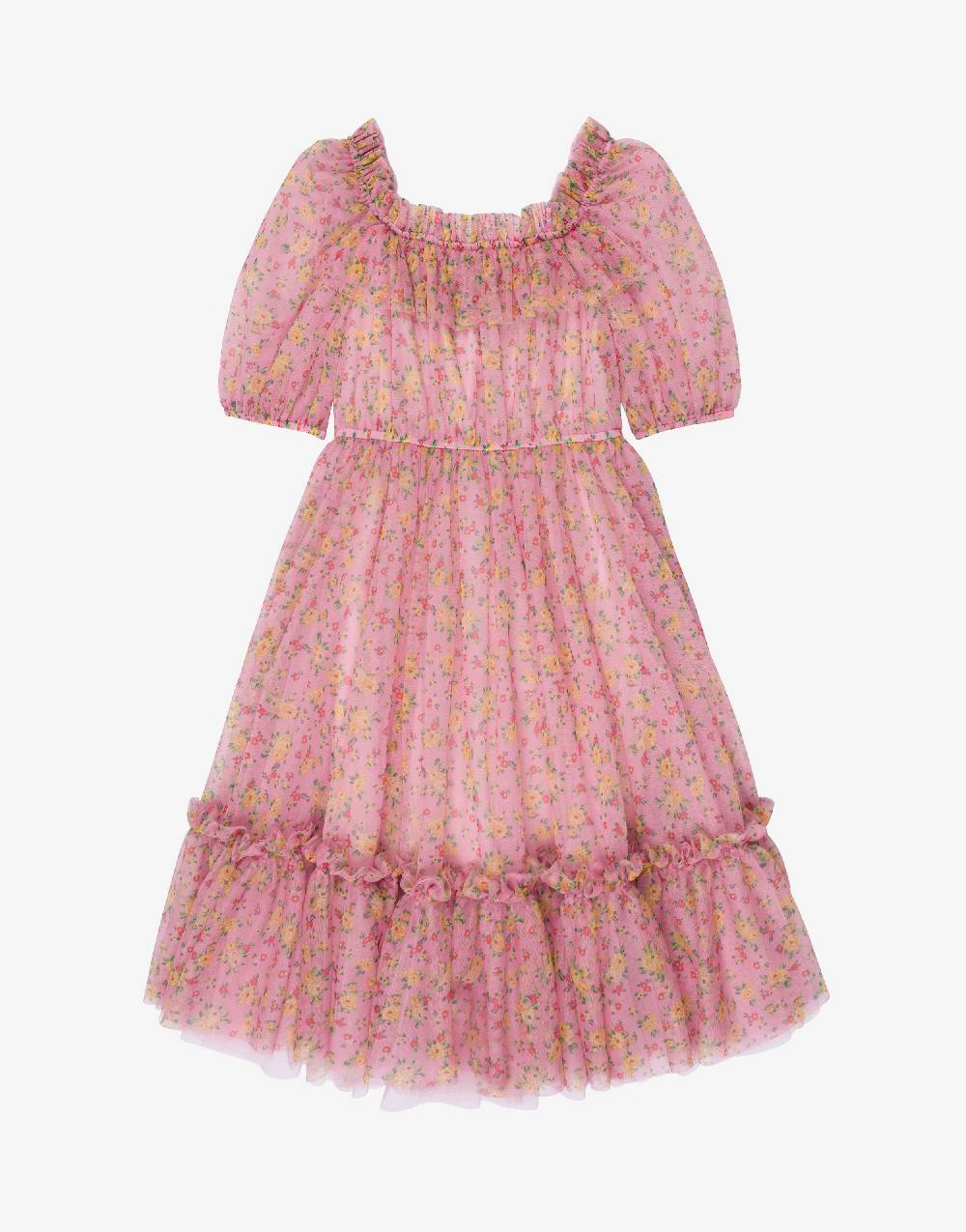 Philosophy Di Lorenzo Serafini Kids abito in tulle con stampa fiori 50% di sconto per tempo limitato
