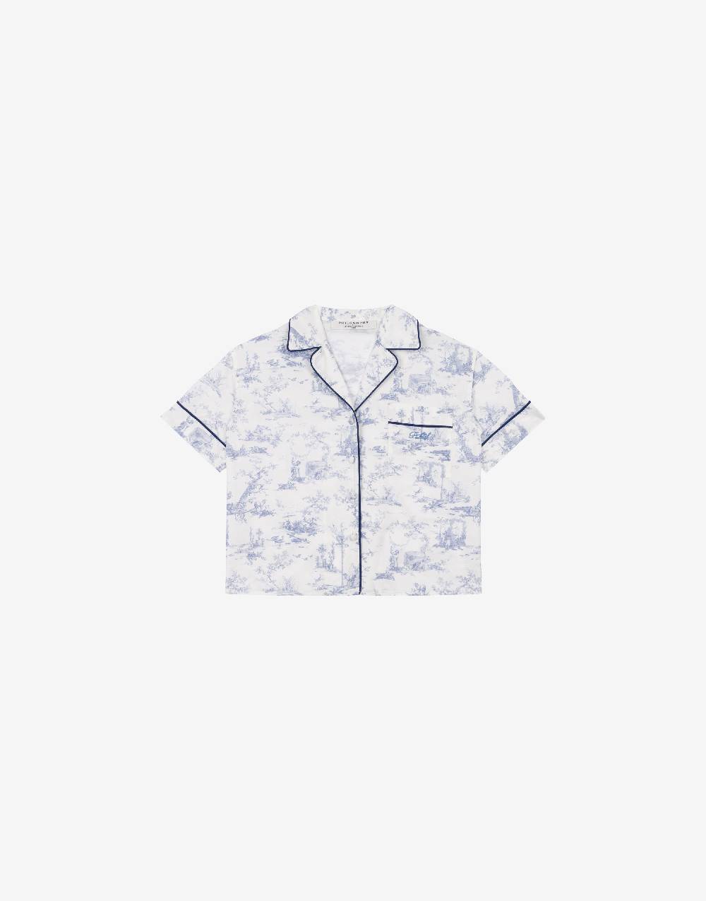 Philosophy Di Lorenzo Serafini Kids camicia in cotone con stampa Toile de Jouy Qualità