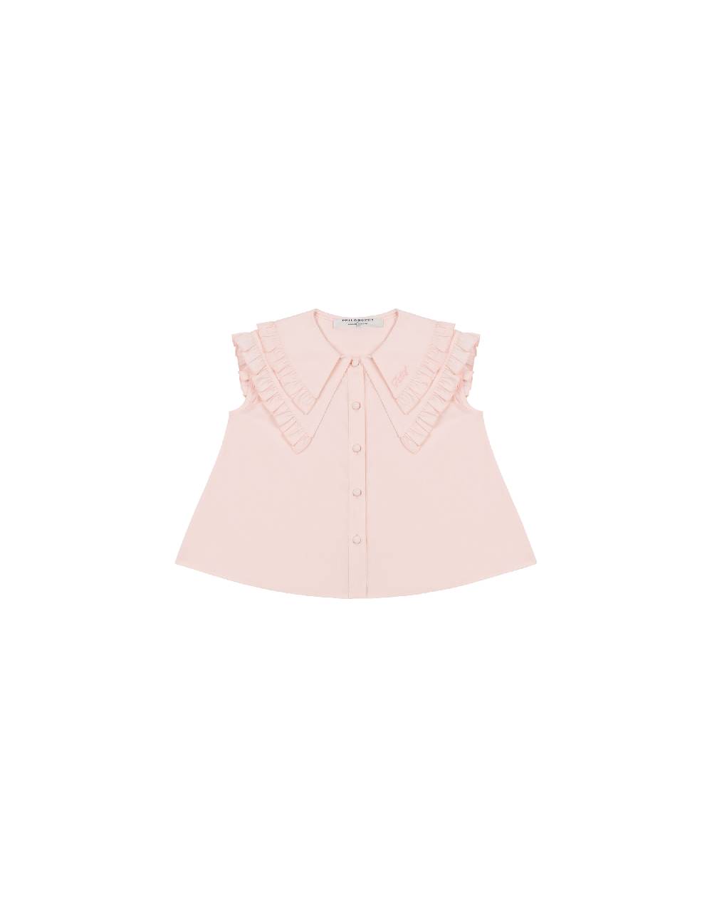 Philosophy Di Lorenzo Serafini Kids top in popeline con maxi colletto Promozione