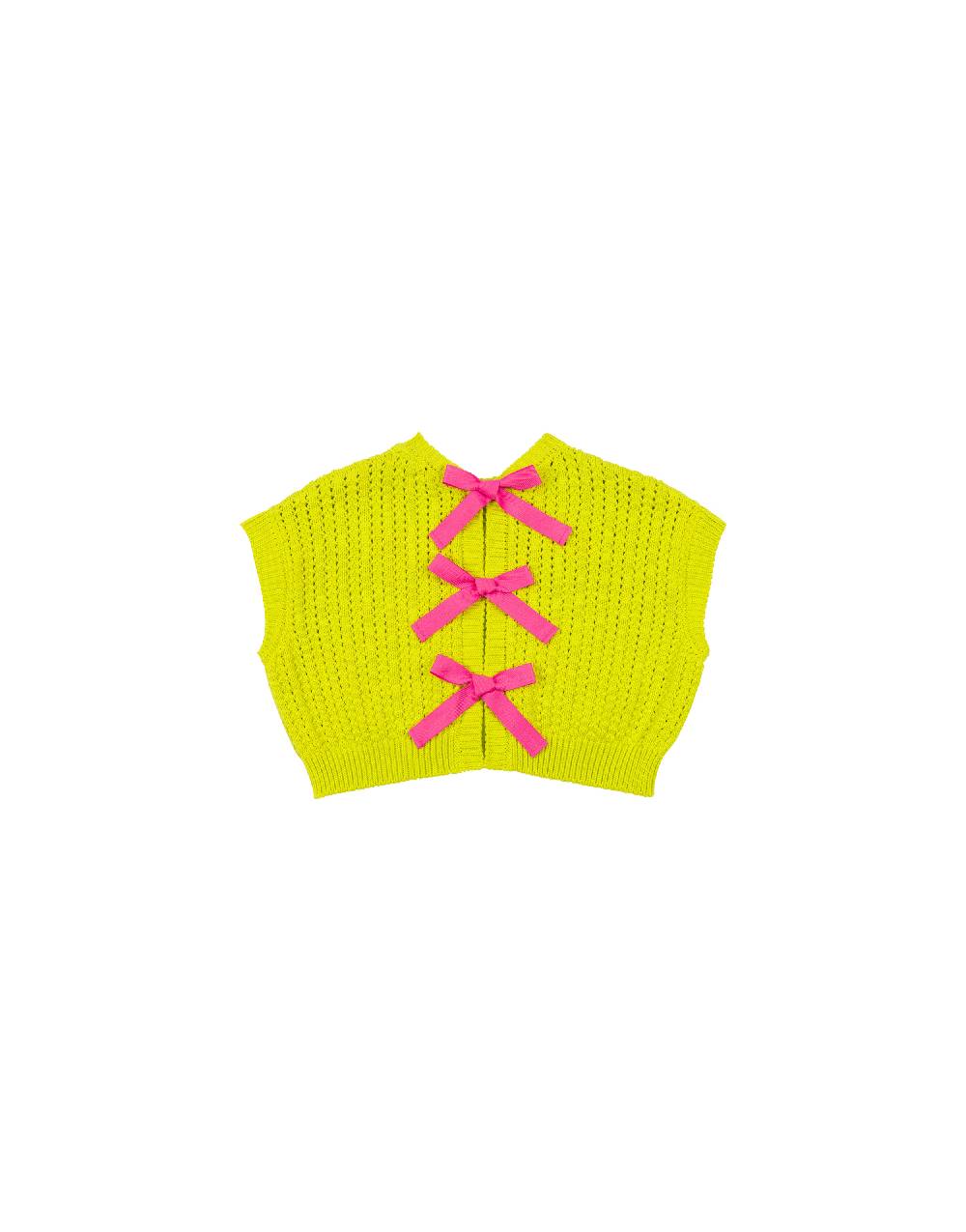 Philosophy Di Lorenzo Serafini Kids gilet in maglia con ricamo logo Shopping Online