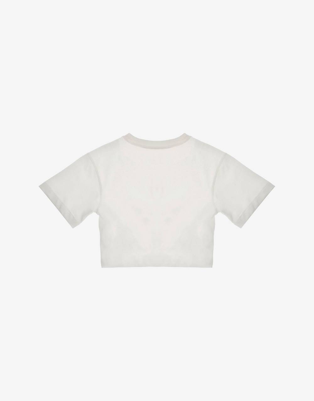 Philosophy Di Lorenzo Serafini Kids t-shirt crop con patch 'doppia P' Sottocosto