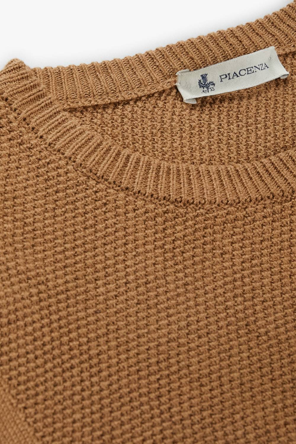 Piacenza 1733 Maglione rice stitch nocciola I Più Venduti