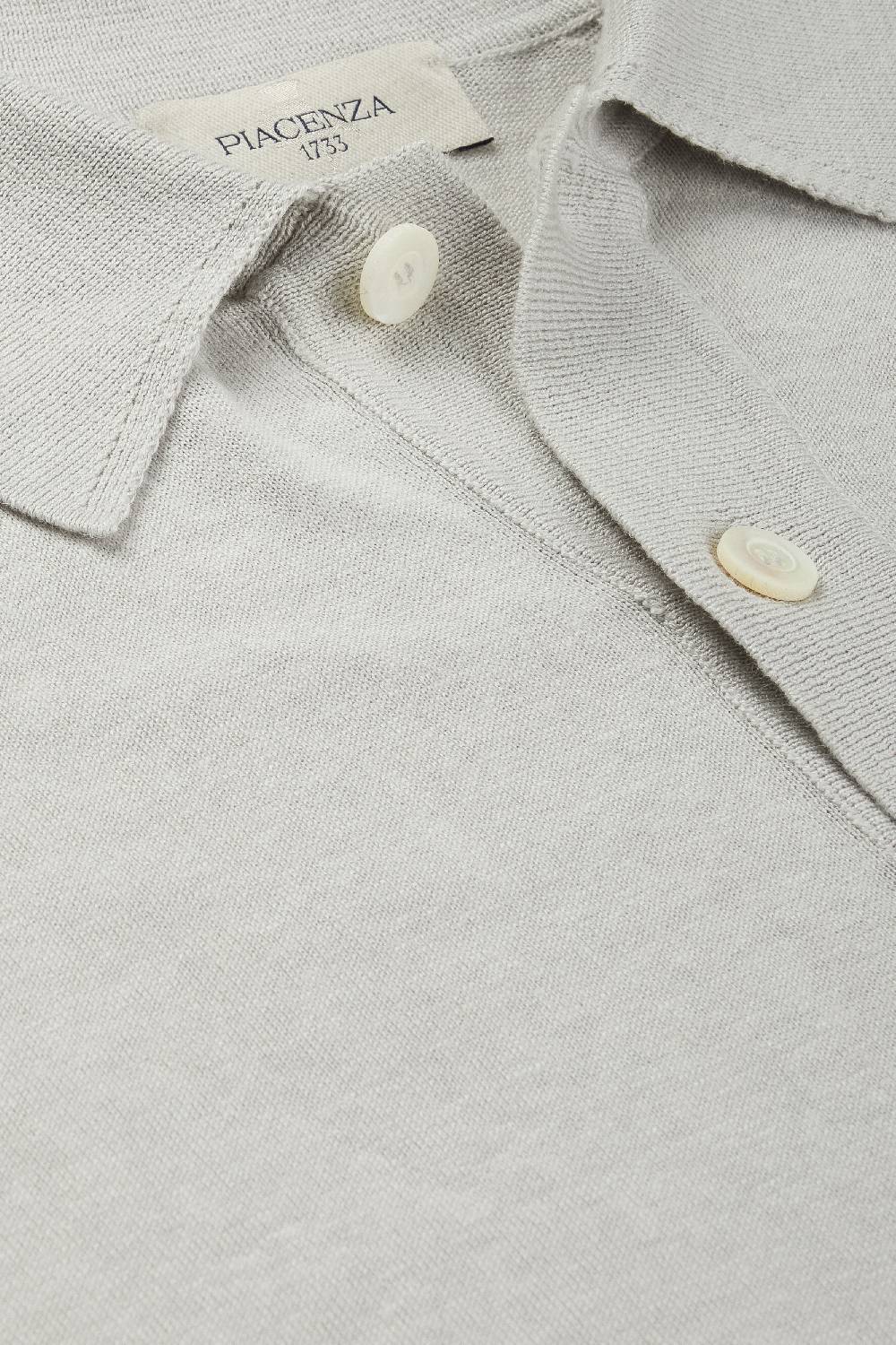 Piacenza 1733 Camicia grigio chiaro In Linea