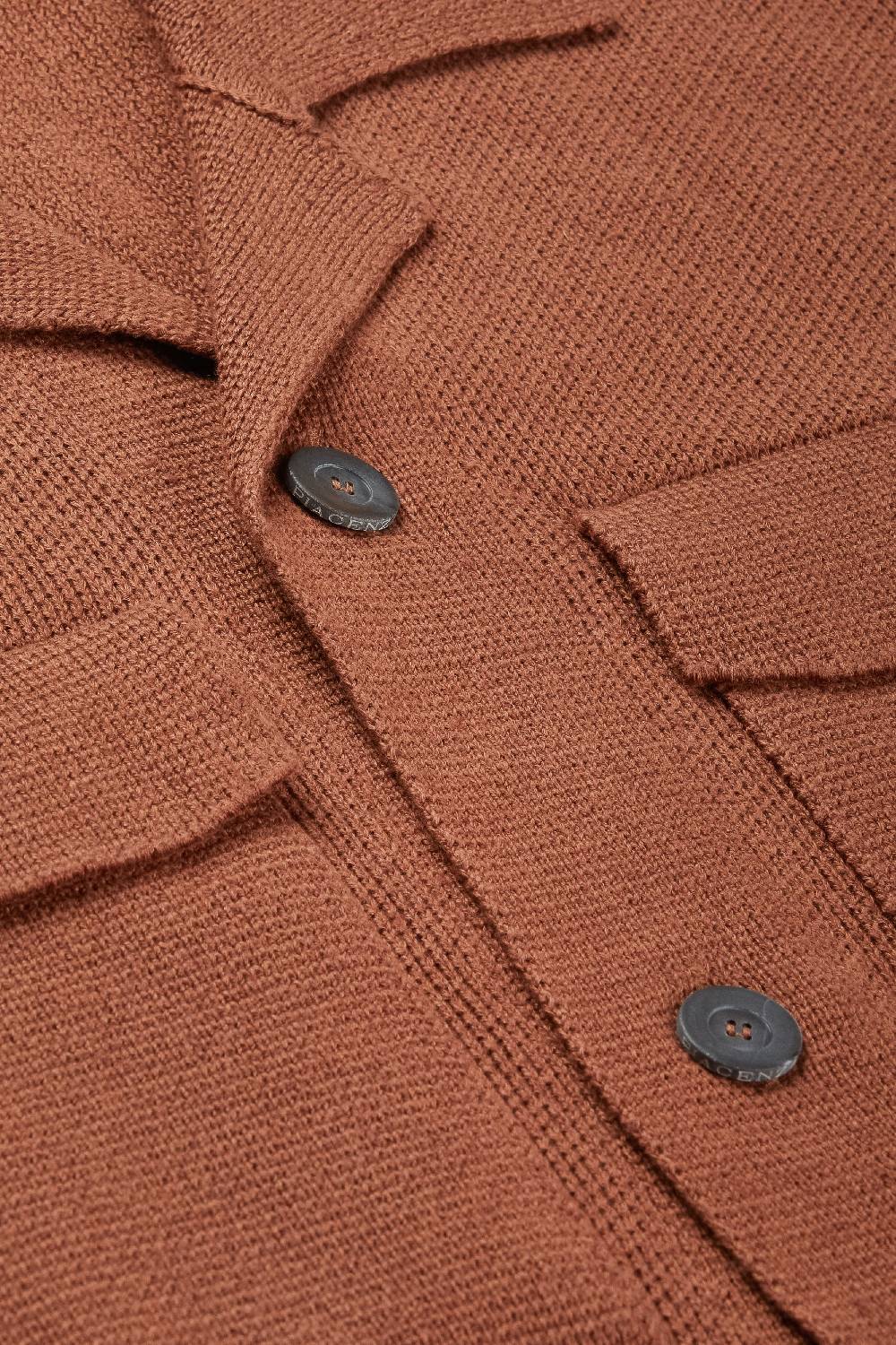 Piacenza 1733 Cardigan/Camicia con bottoni bruciato Discount Store per i nuovi prodotti