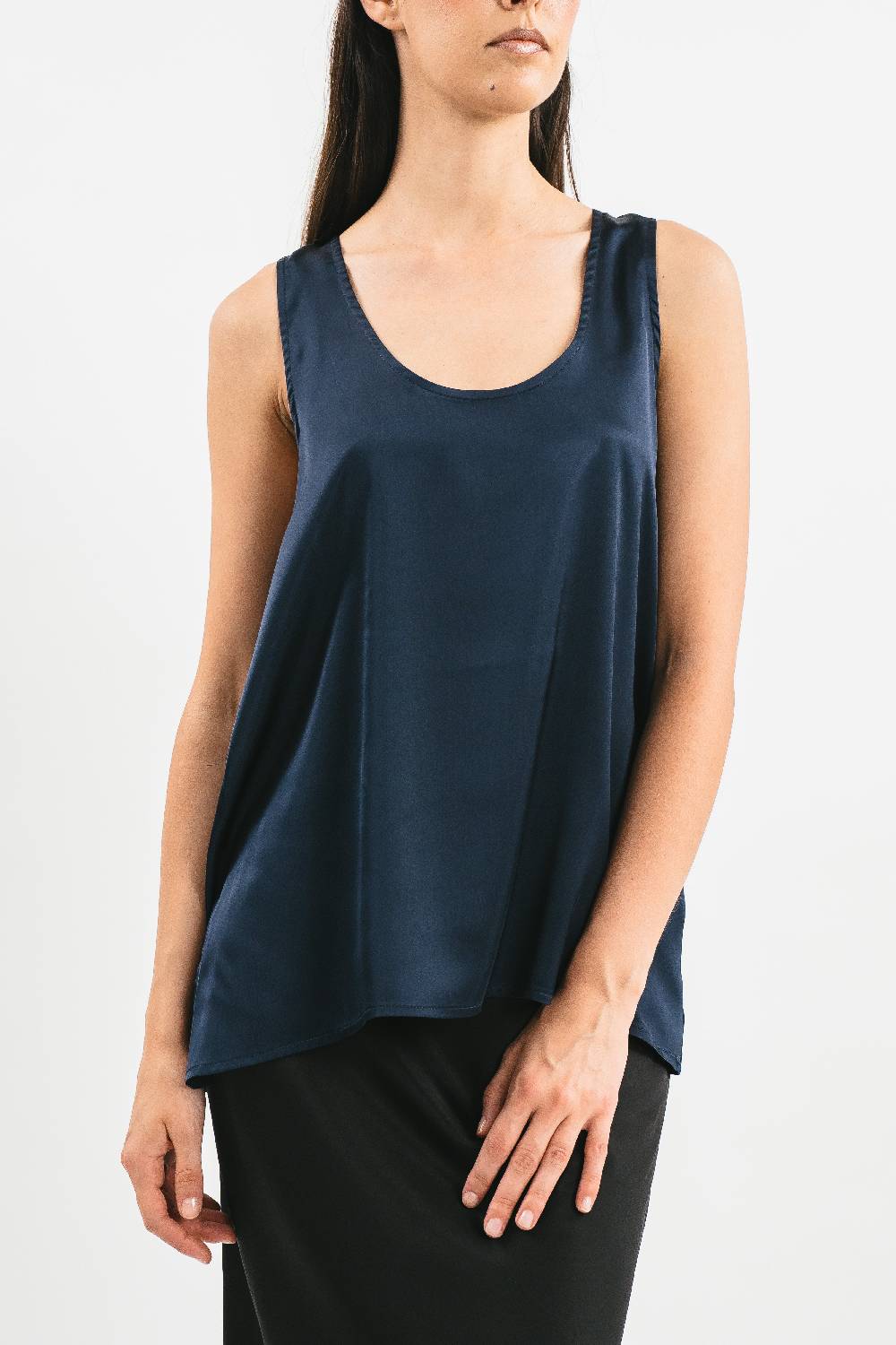 Pink Memories Top spalla larga e scollo a V Shopping Online