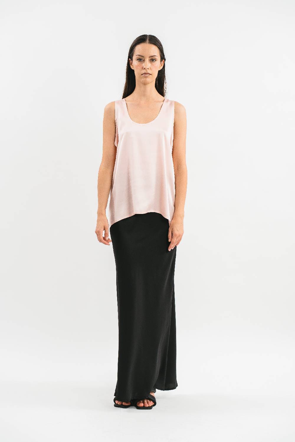 Pink Memories Top spalla larga e scollo a V Shopping Online