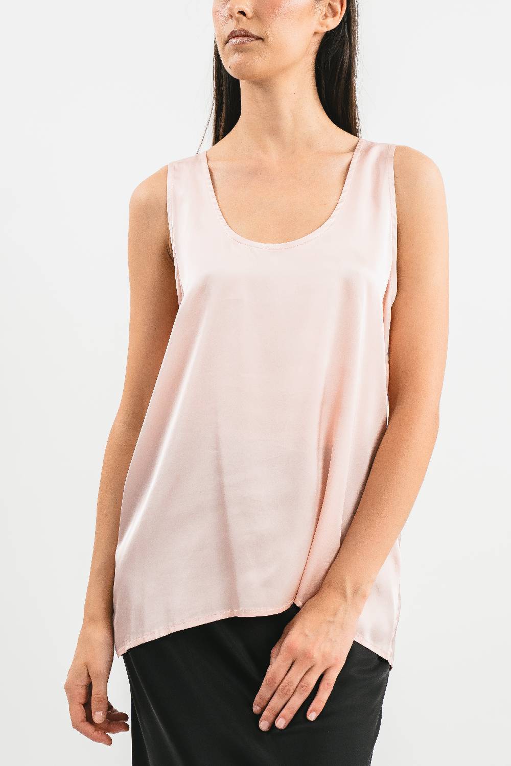Pink Memories Top spalla larga e scollo a V Shopping Online