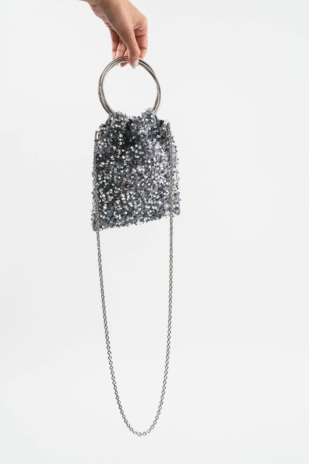 Pink Memories Borsa paillettes Nuovo