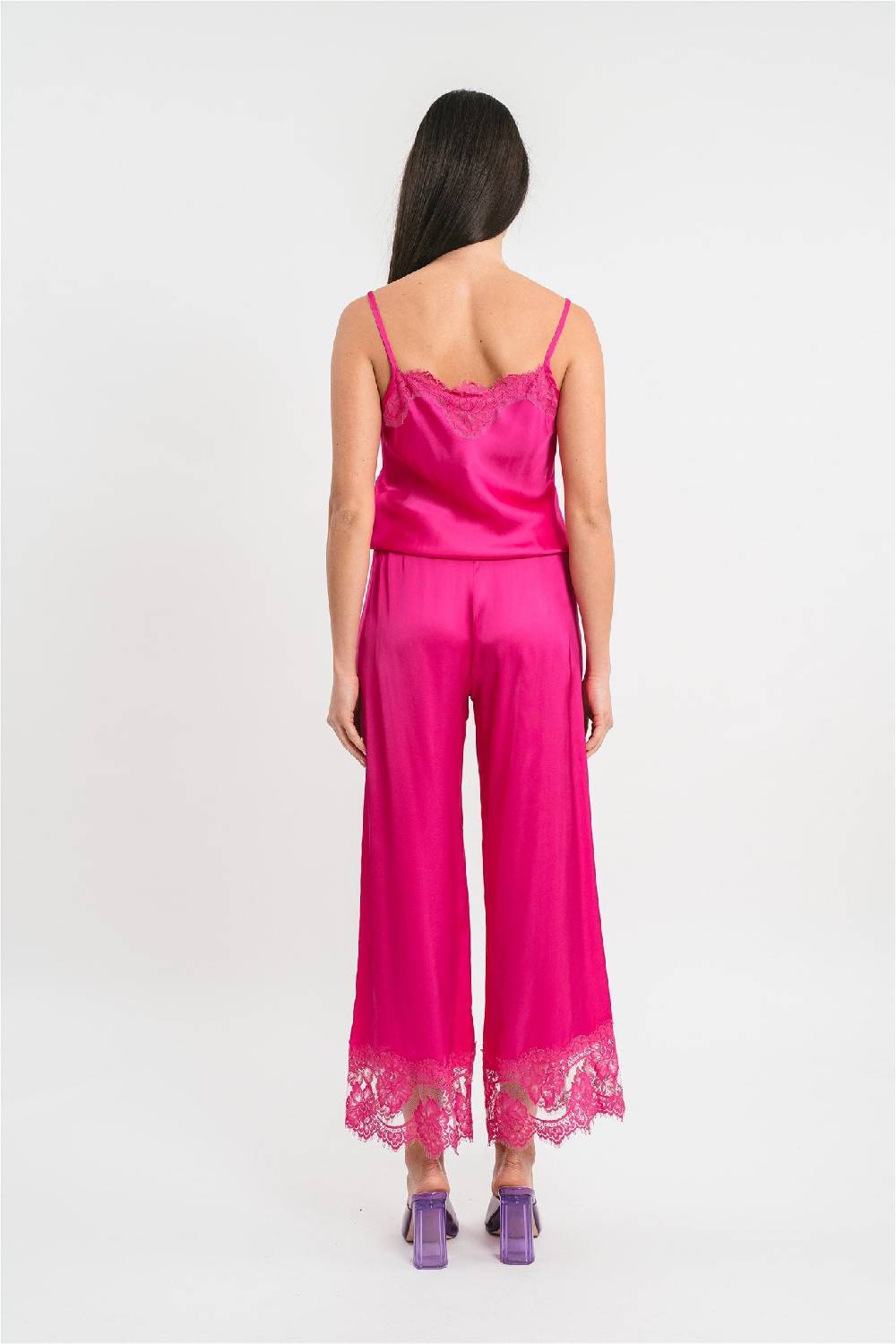 Pink Memories Pantalone con dettagli in pizzo Acquista Ora