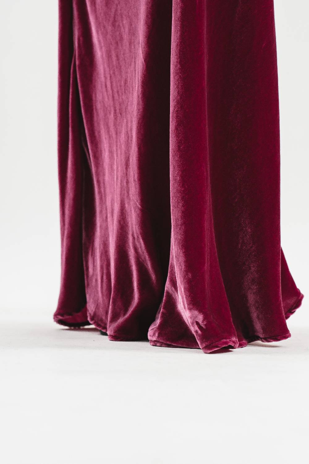 Pink Memories Abito in velluto con mezze maniche e pizzo Shopping Online