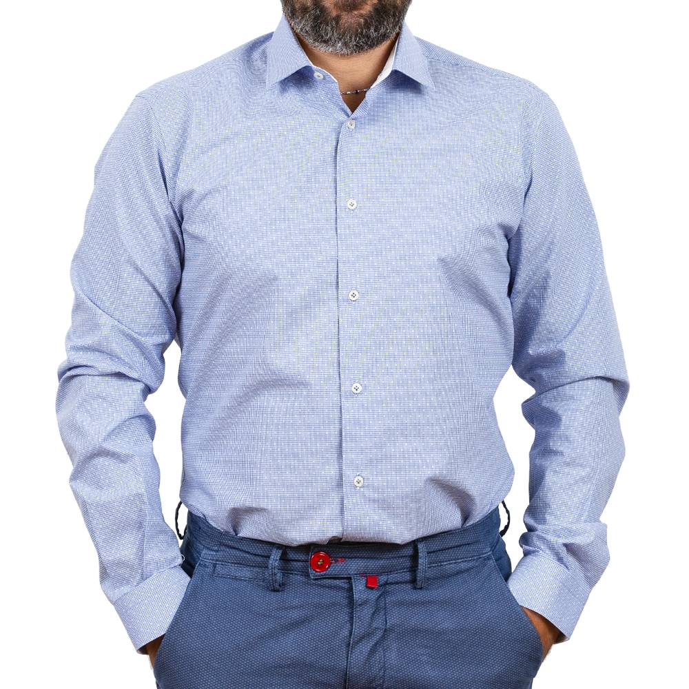 Poggianti Camicia classica con inserti bianchi Comprare a buon mercato