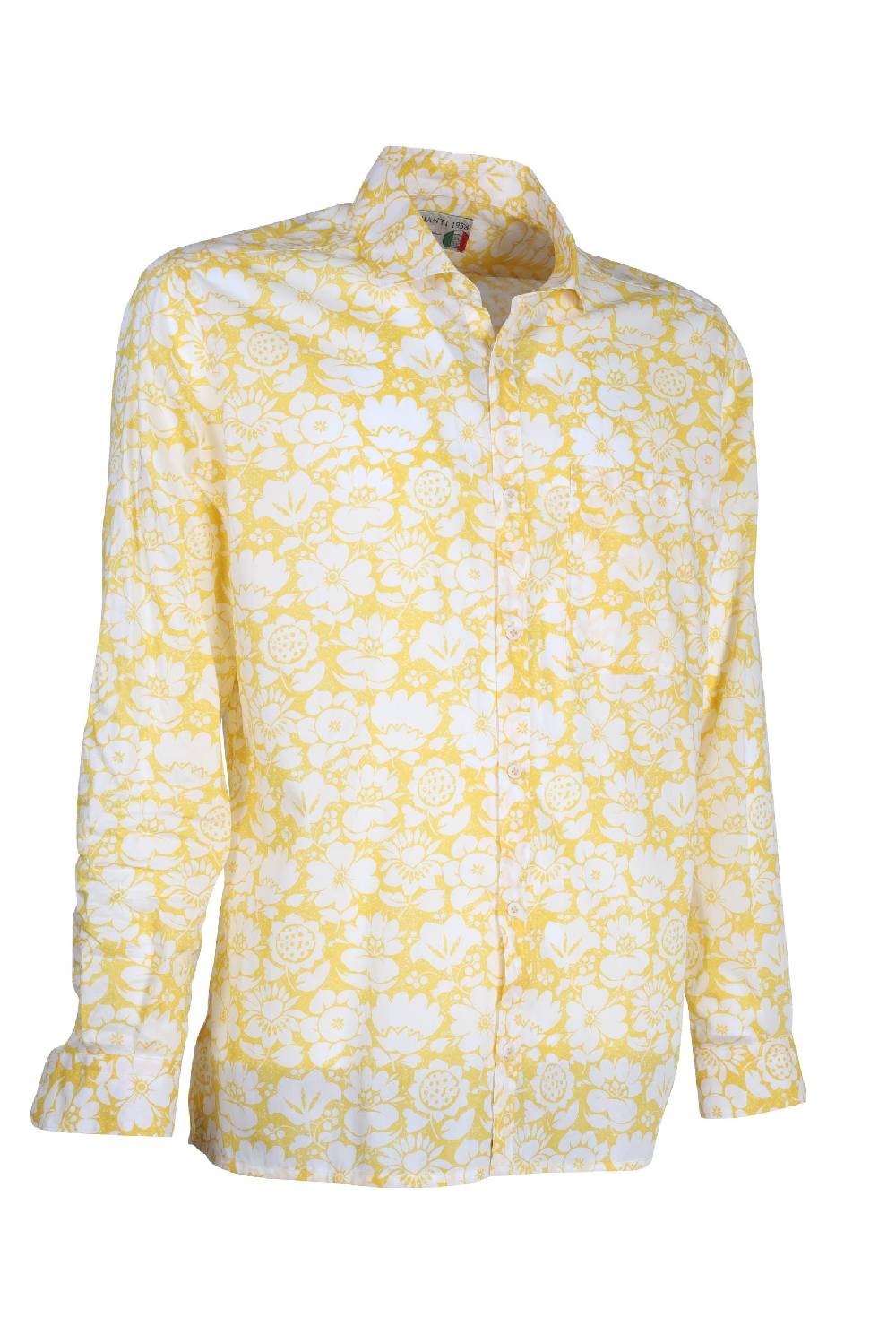 Poggianti Camicia uomo spring summer 24 PEROLLA-62F-119 Vendita calda