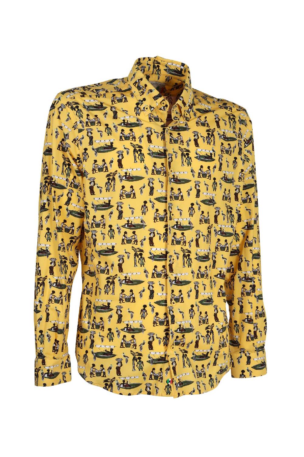 Poggianti Camicia uomo spring summer 24 FIRENZE-64-244 Offerta migliore