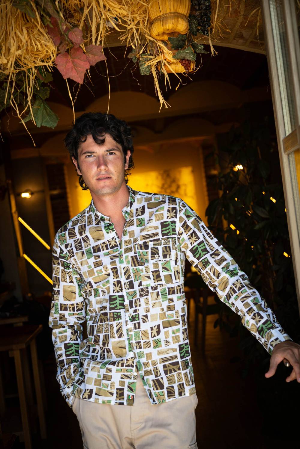 Poggianti Camicia uomo spring summer 24 VORNO-32-195 Online Outlet