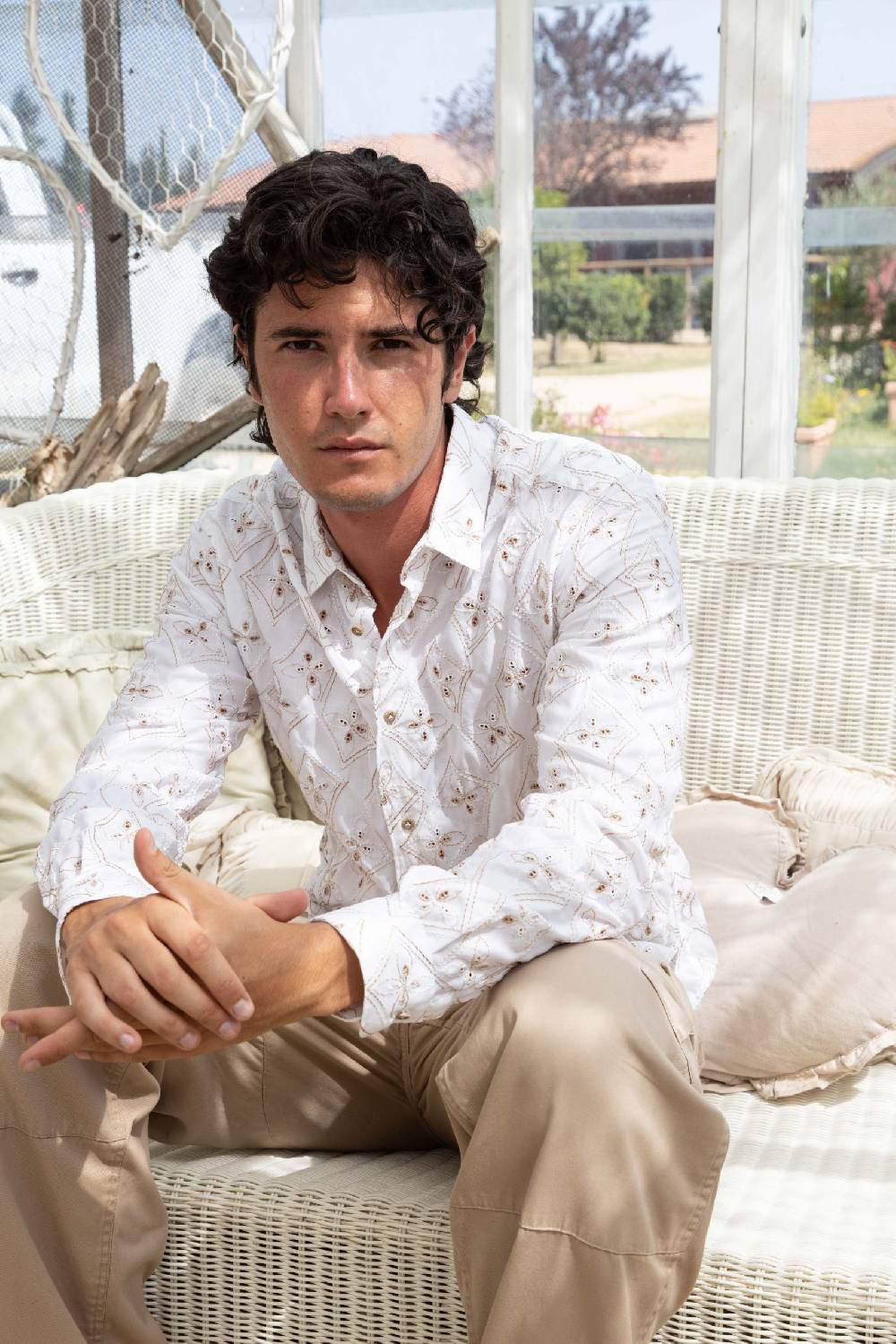 Poggianti Camicia uomo spring summer 24 FIRENZE-66F-212 Nuovi prodotti