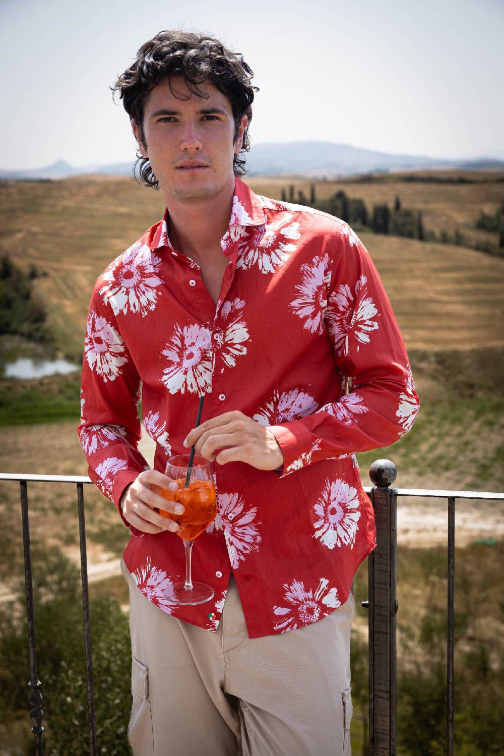 Poggianti Camicia uomo spring summer 24 FIRENZE-31F-124 Sconti VIP