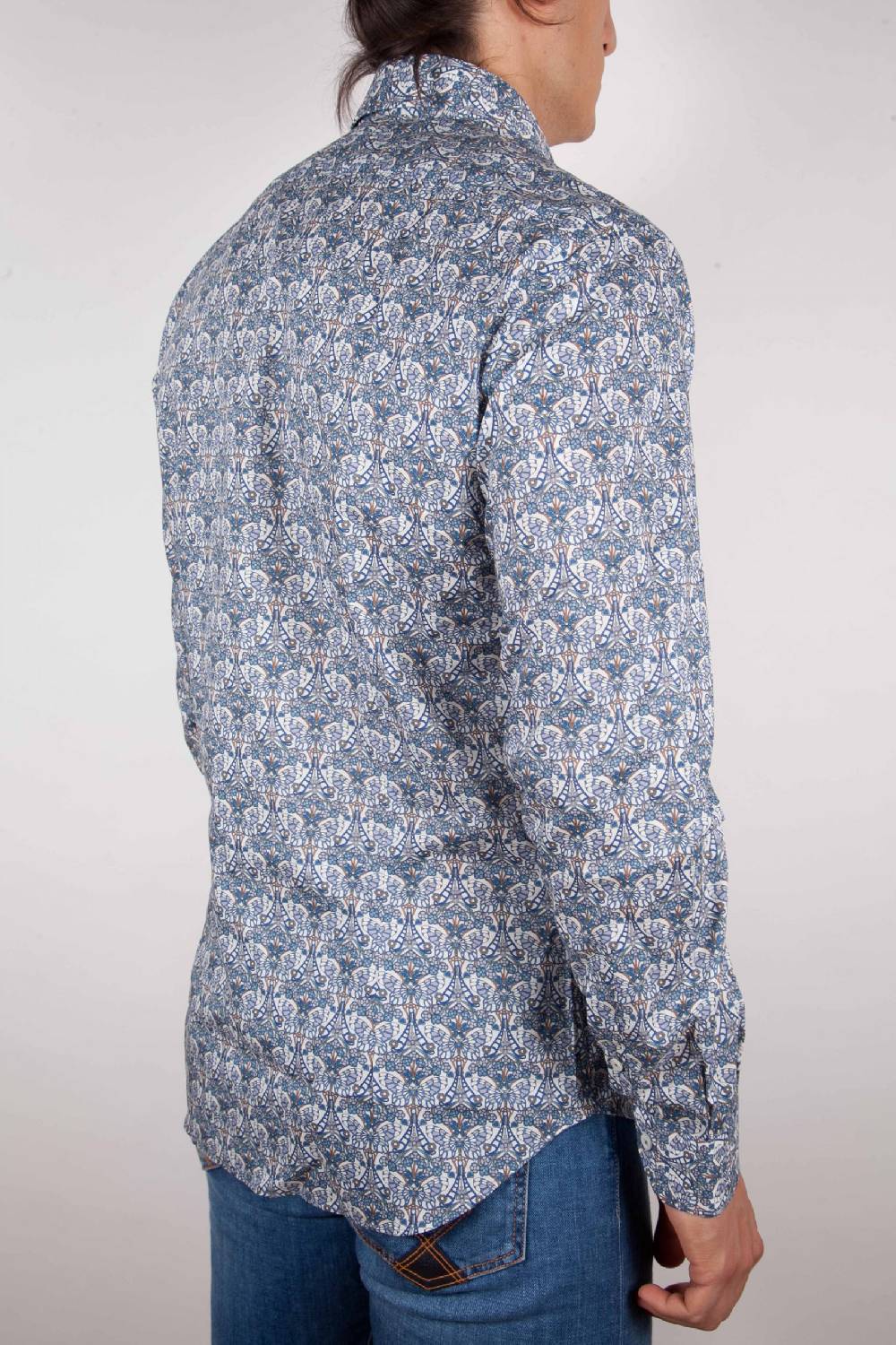 Poggianti Camicia Fantasia collo francese Offerta settimanale