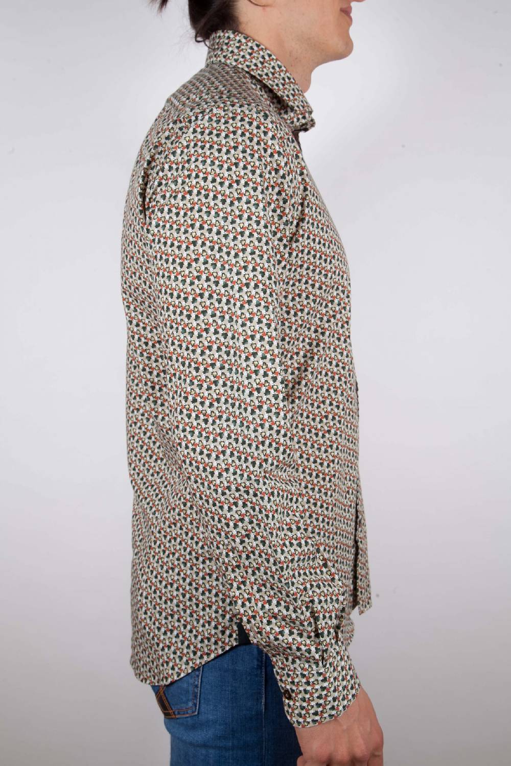 Poggianti Camicia Fantasia collo francese Rilascio limitato
