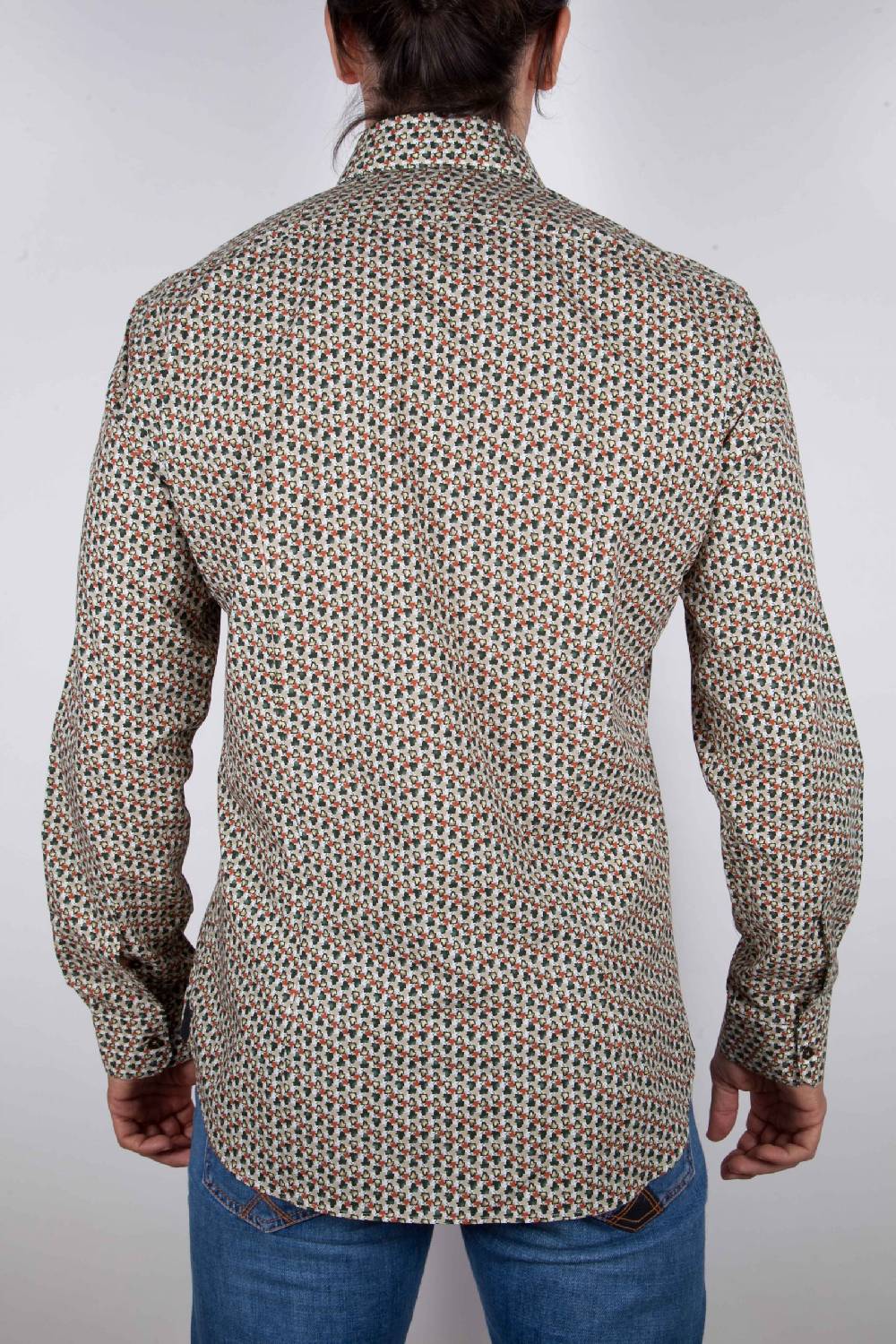 Poggianti Camicia Fantasia collo francese Rilascio limitato
