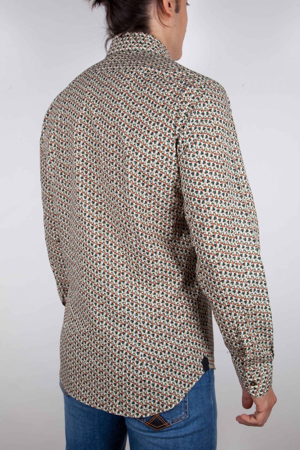Poggianti Camicia Fantasia collo francese Rilascio limitato