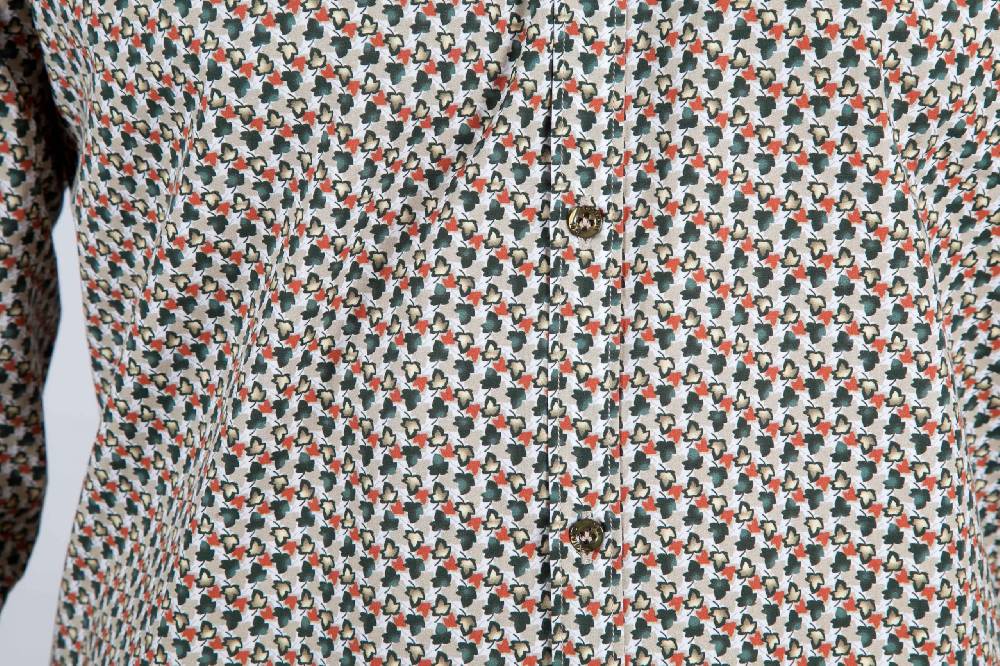 Poggianti Camicia Fantasia collo francese Rilascio limitato
