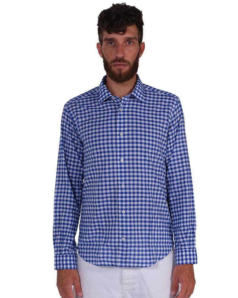 Poggianti Camicia quadri Collo Morbido Fino al 50% di sconto