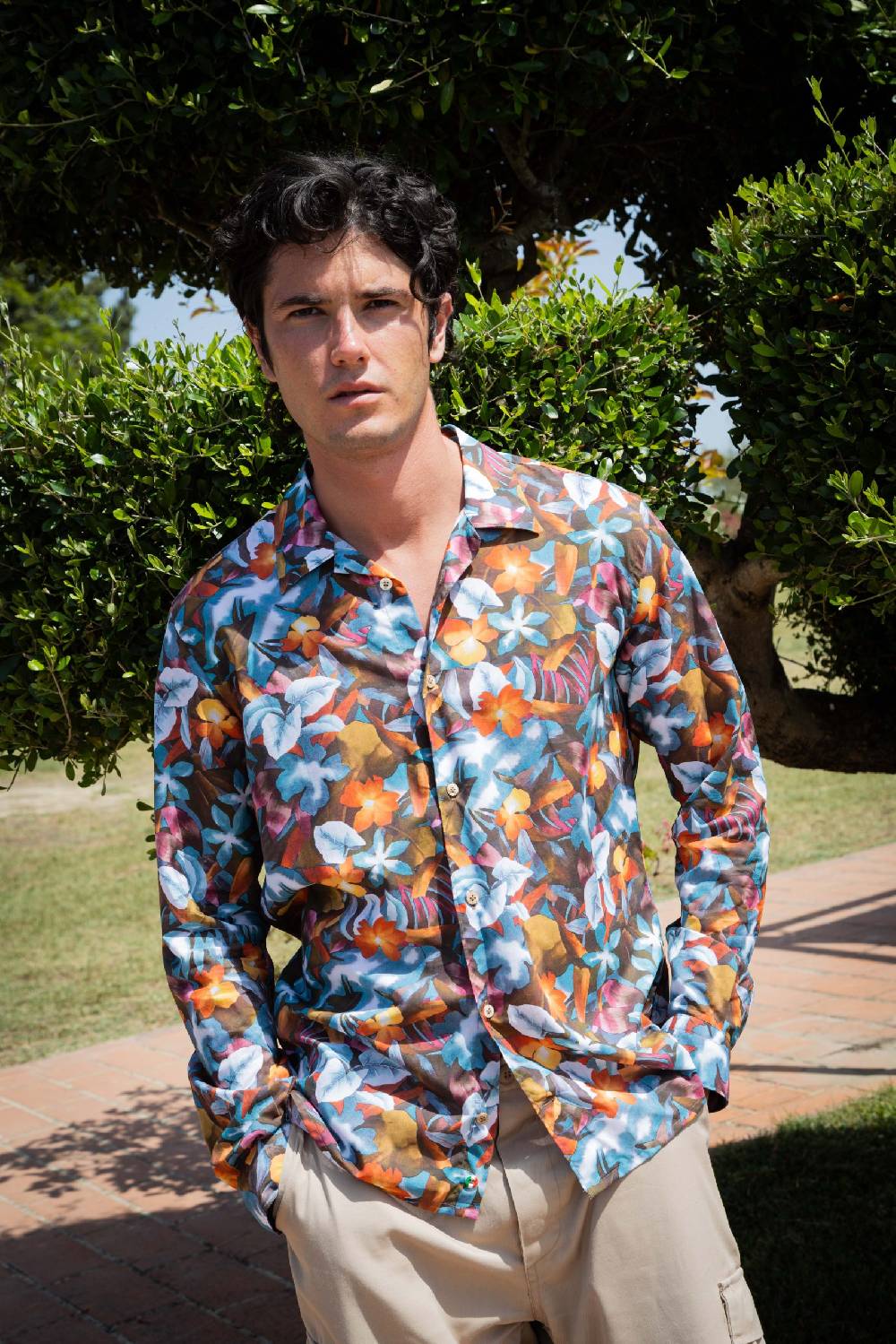 Poggianti Camicia uomo spring summer 24 CASCINA-58-157 In vendita