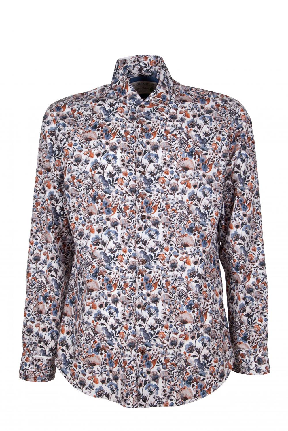Poggianti Camicia uomo cotone con stampa floreale SIGNA-65-146-01 Negozi Online
