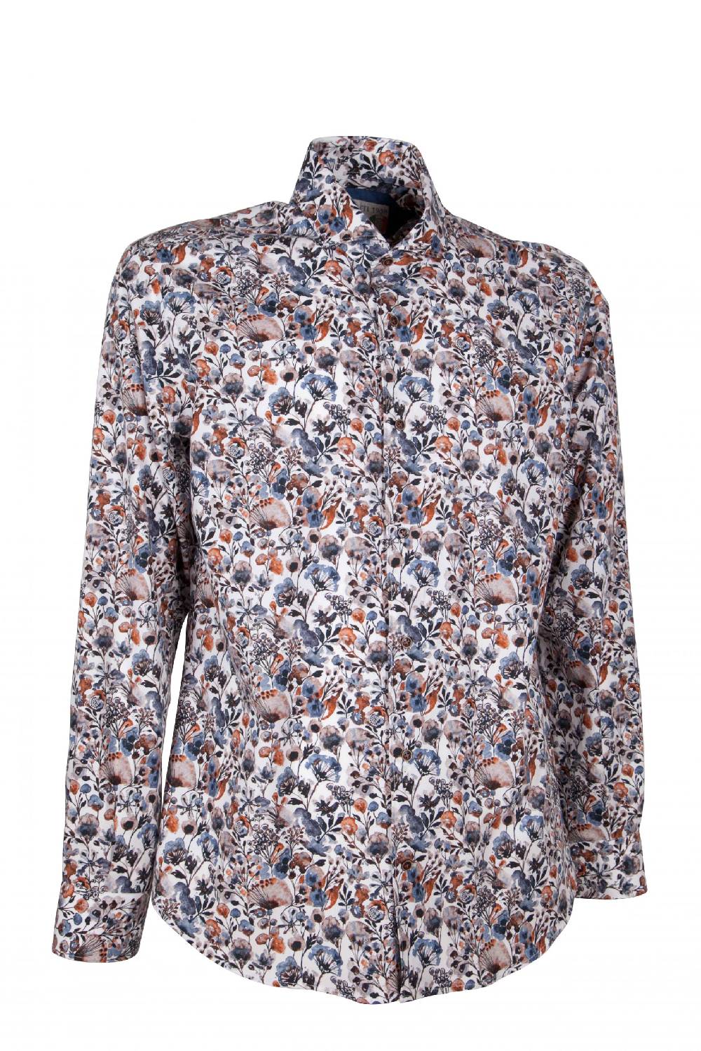 Poggianti Camicia uomo cotone con stampa floreale SIGNA-65-146-01 Negozi Online