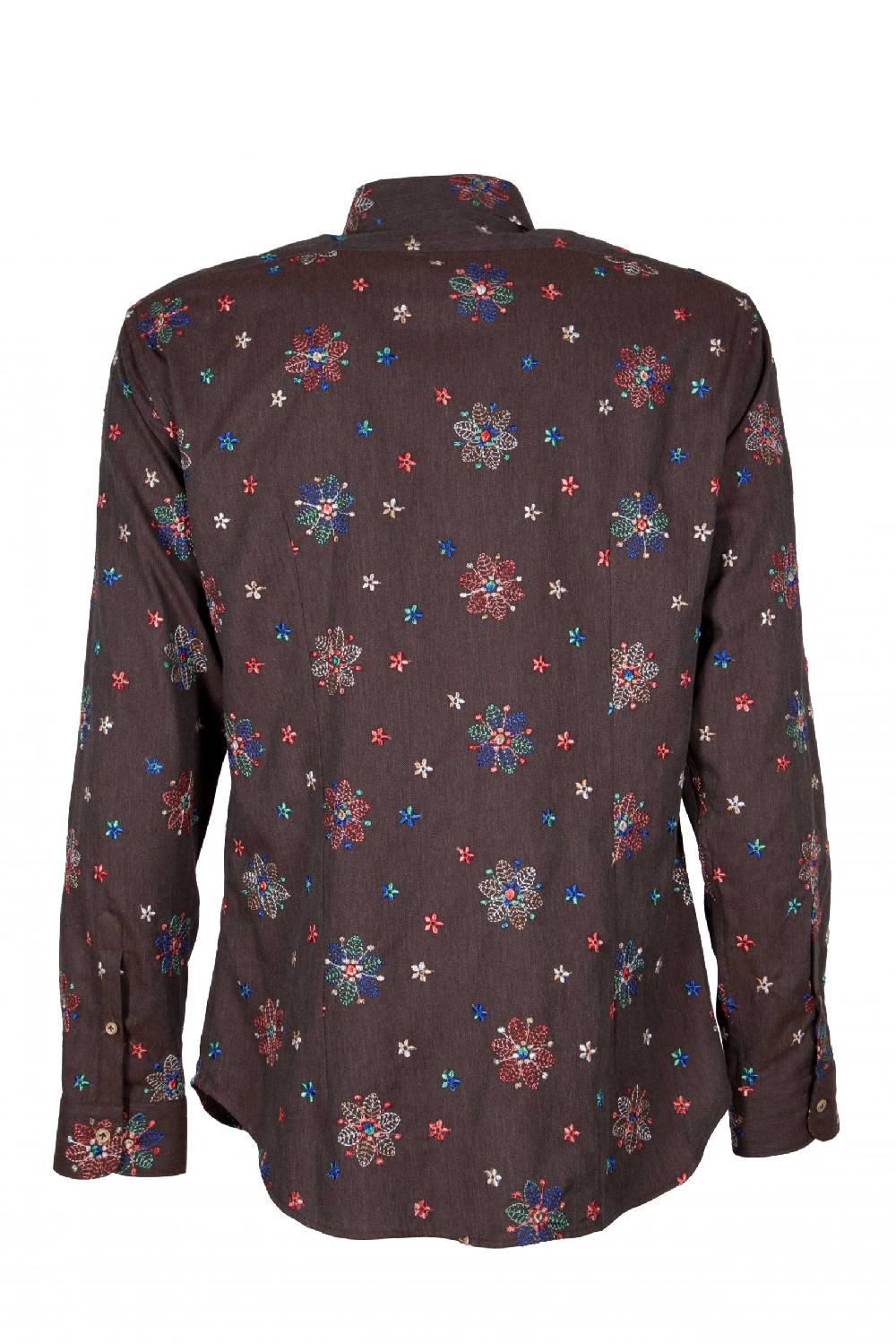 Poggianti Camicia uomo in flanella con ricami FIRENZE-66F-243 Acquista Ora