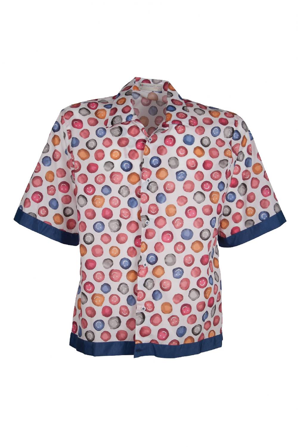Poggianti Camicia Fantasia VICCHIO-58-719-01 Spedizione gratuita