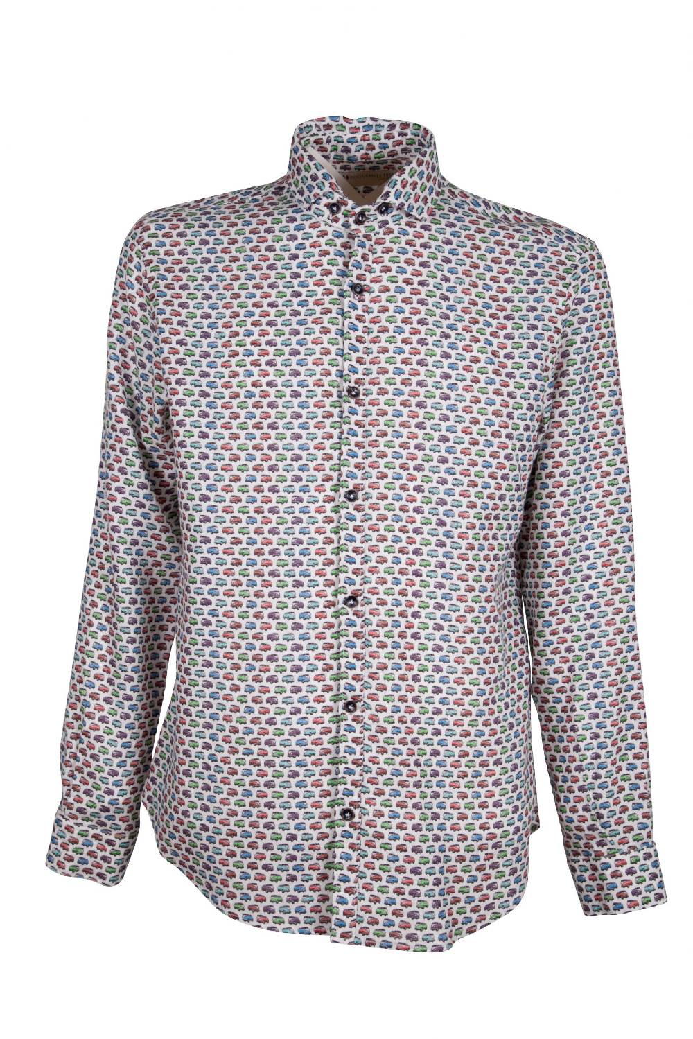 Poggianti Camicia Fantasia RIBOLLA-72-794-02 Prezzo di fabbrica
