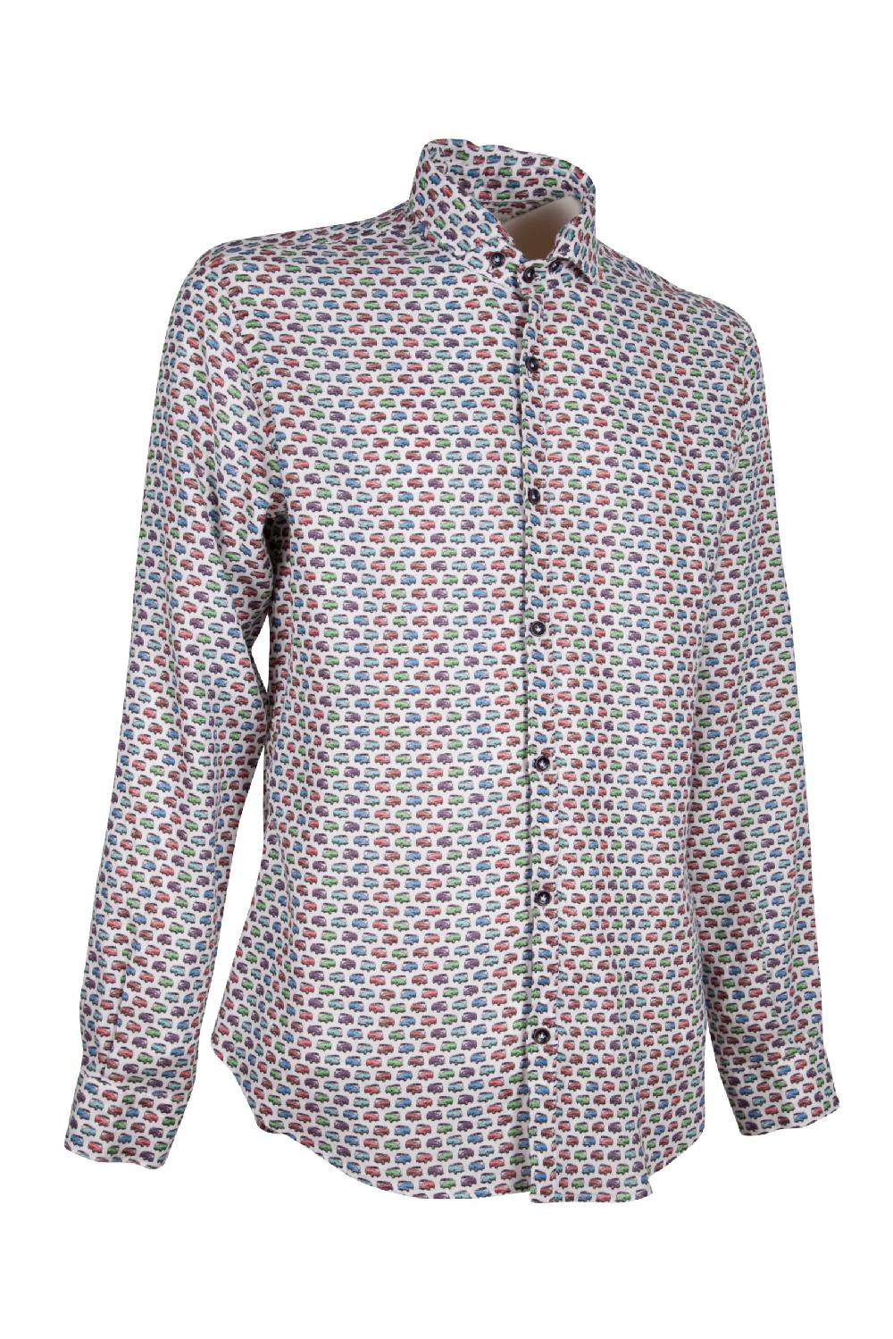 Poggianti Camicia Fantasia RIBOLLA-72-794-02 Prezzo di fabbrica