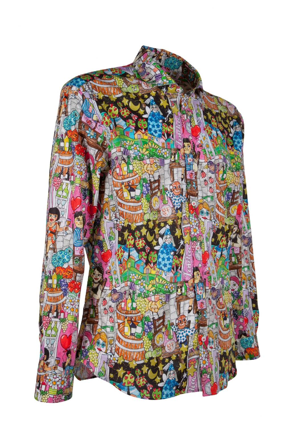 Poggianti Camicia Fantasia PISA-62F-773 Grande vendita