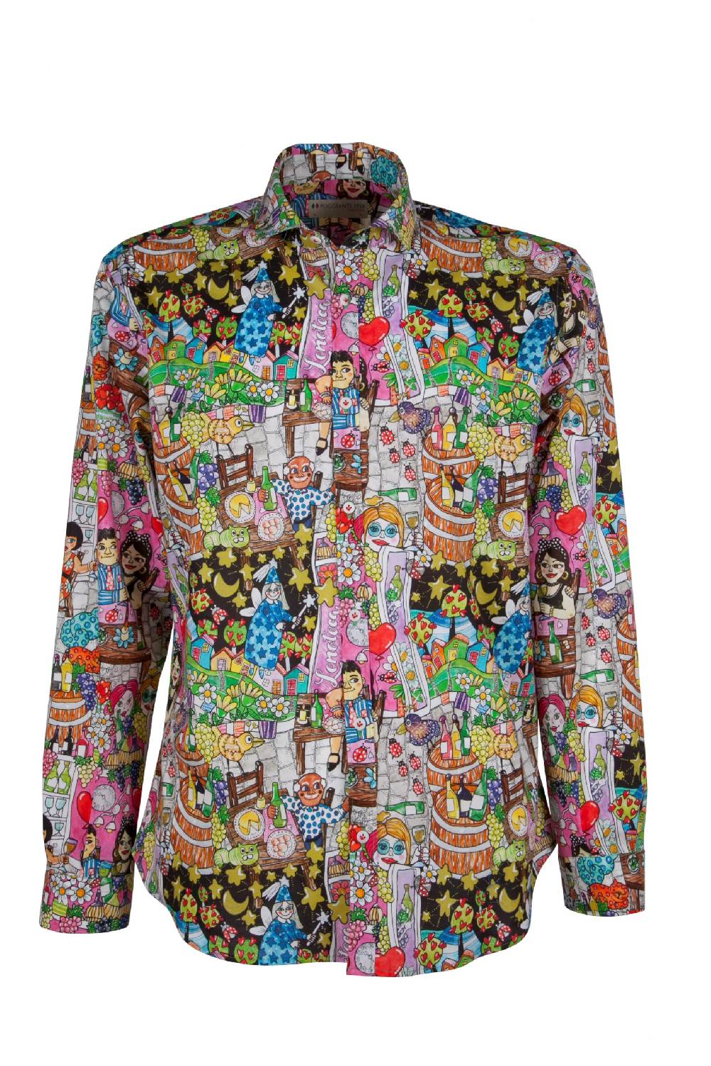 Poggianti Camicia Fantasia PISA-62F-773 Grande vendita
