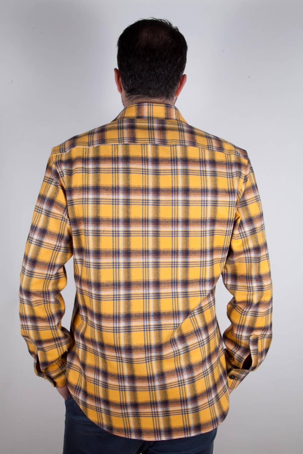 Poggianti Camicia in flanella a quadri LONDA-66-632 Fornitura limitata