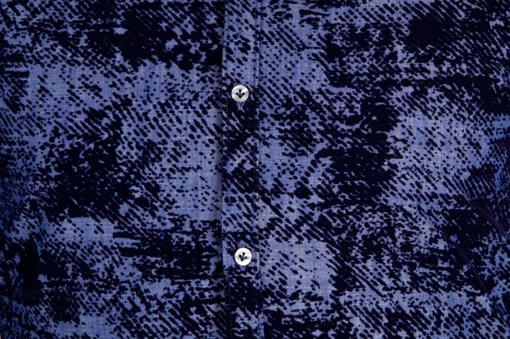 Poggianti Camicia in denim con floccato PISA-66-602-01 Cyber Monday
