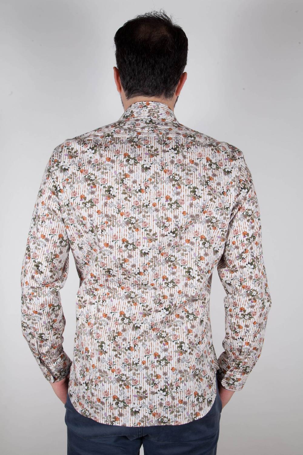 Poggianti Camicia con stampa ASCIANO-73-569-01 Offerta natalizia