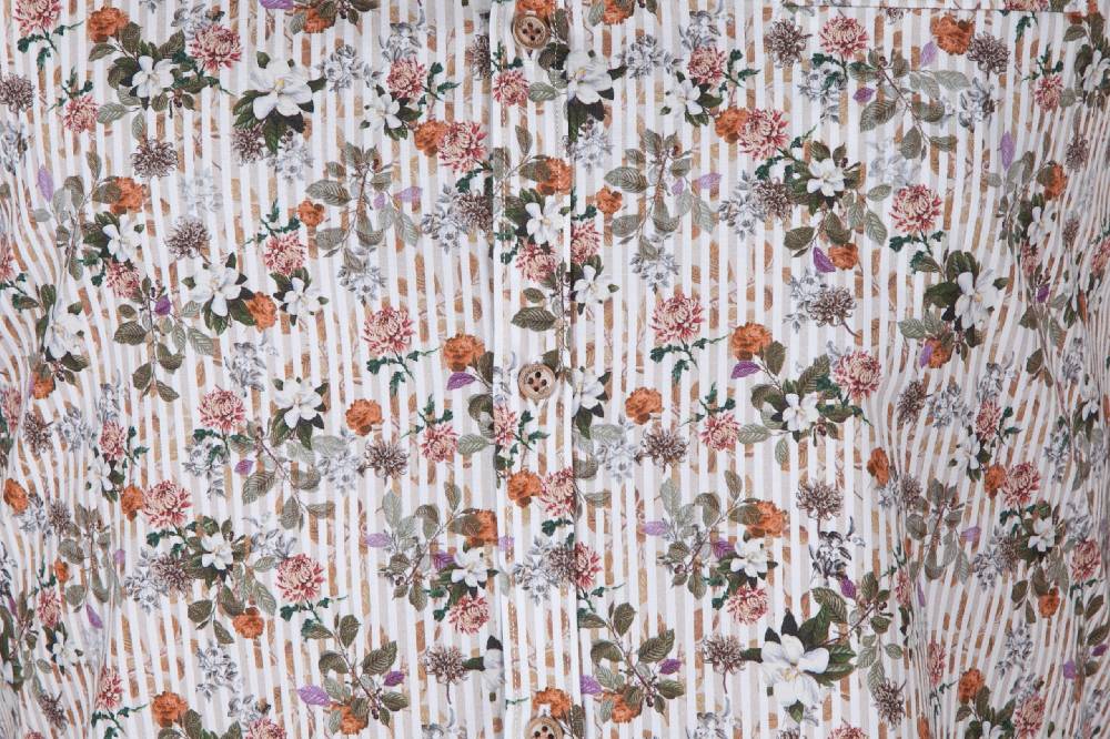 Poggianti Camicia con stampa ASCIANO-73-569-01 Offerta natalizia