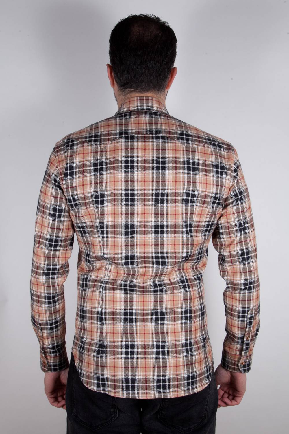 Poggianti Camicia a quadri VAIANO-95F-573-01 Offerta Giorno del Papà