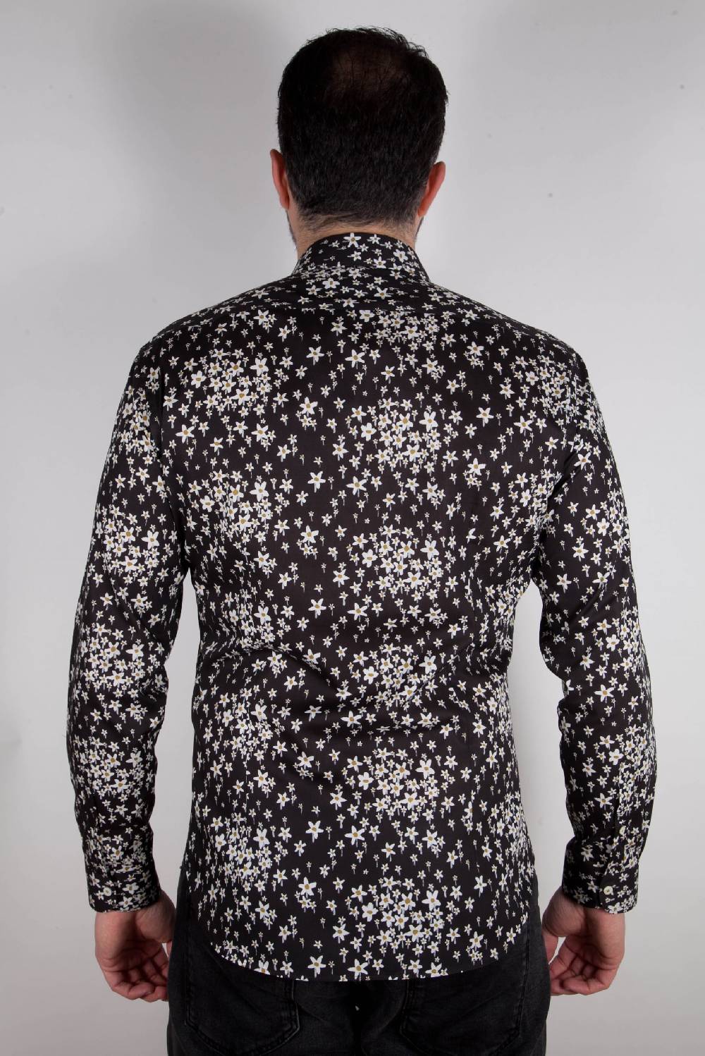 Poggianti Camicia con stampa floreale FIRENZE-UBBF-555-02 Vendita calda