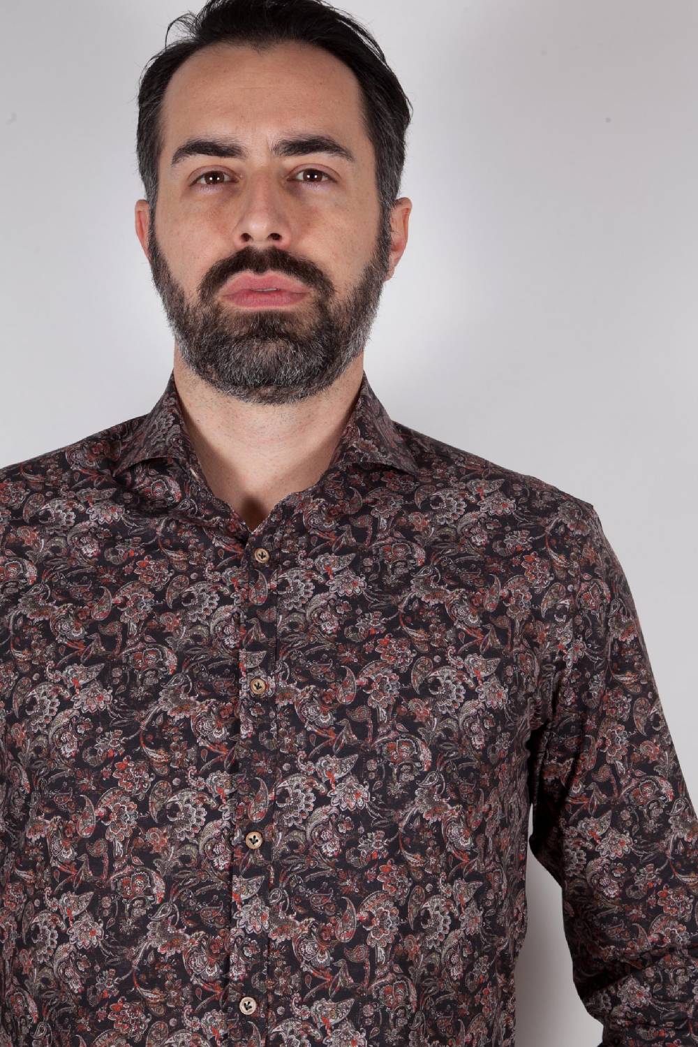 Poggianti Camicia con stampa PISA-31F-549-01 Offerta migliore