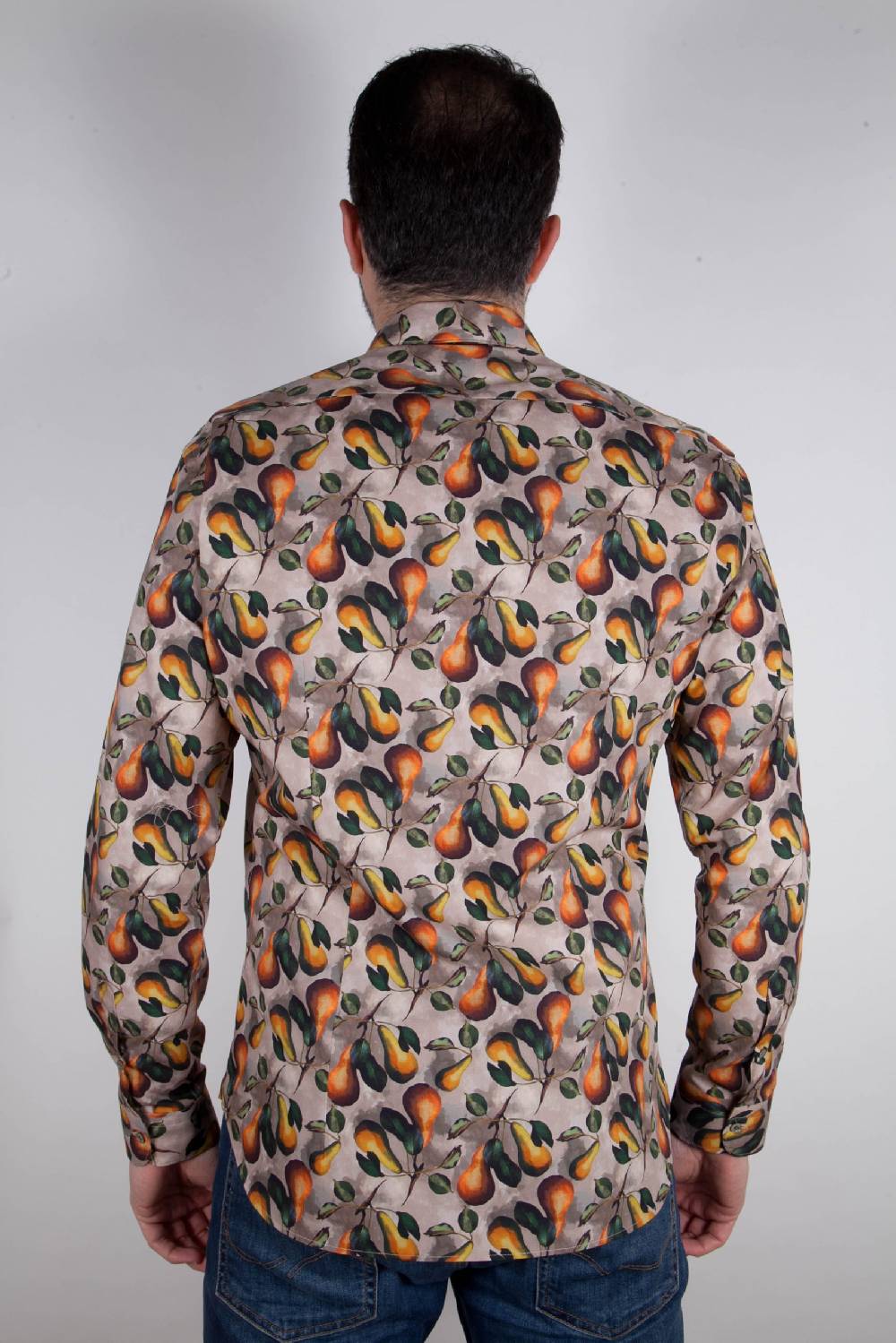 Poggianti Camicia con stampa frutta PISA-66F-536-01 Online Outlet