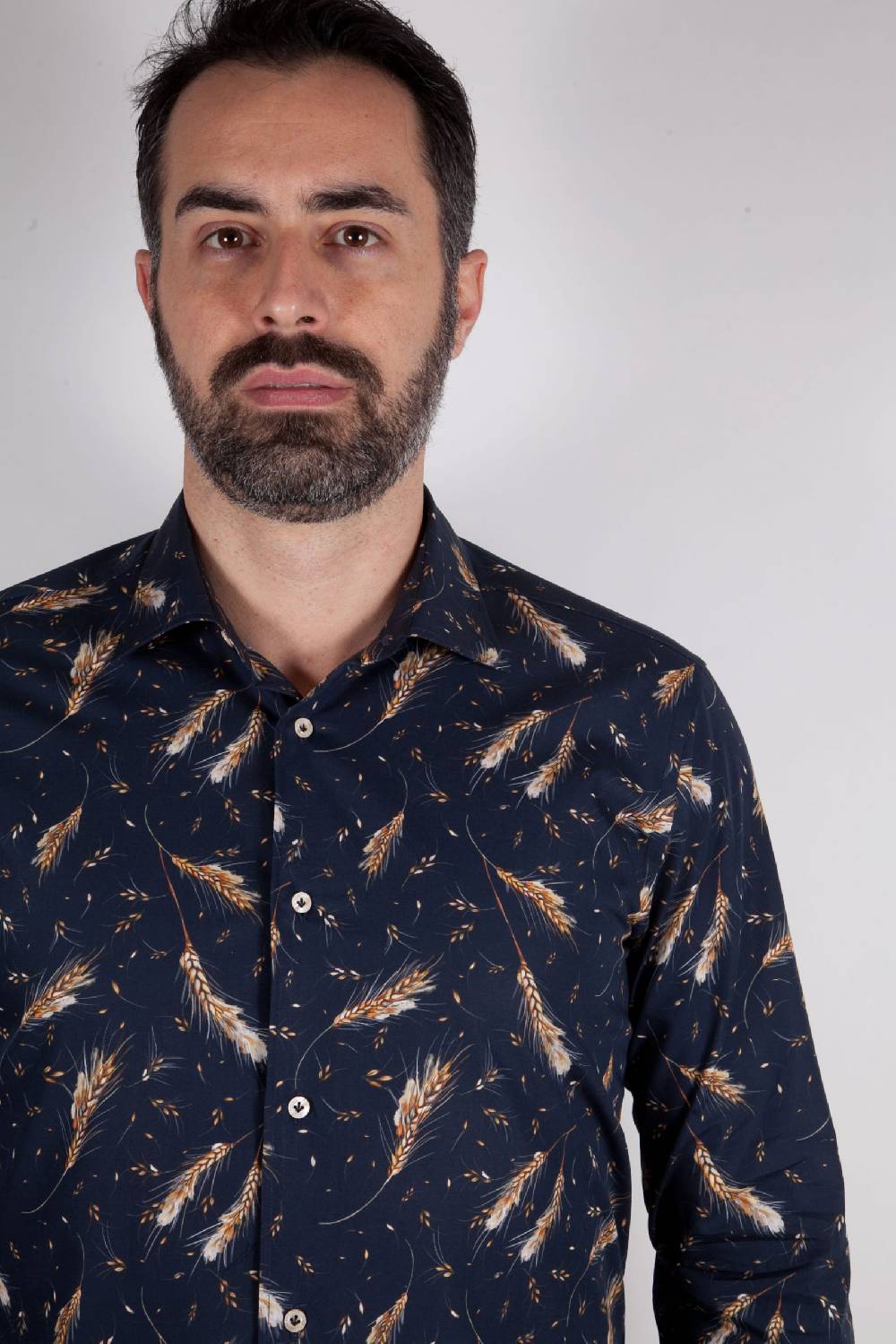 Poggianti Camicia con stampa FIRENZE-95F-533-01 Offerta temporanea