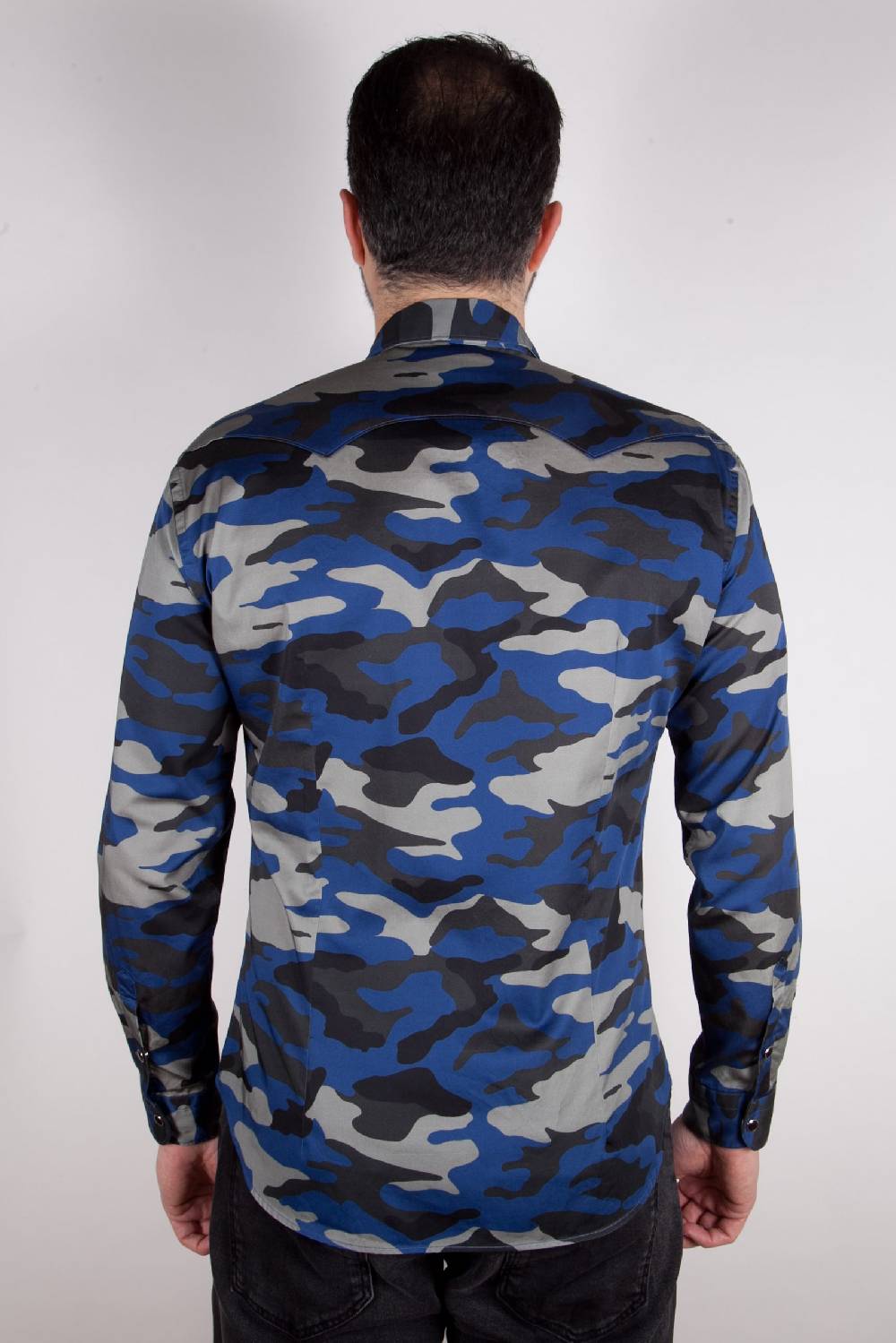 Poggianti Camicia con stampa camouflage MARRADI-66-526-03 Nuovi prodotti