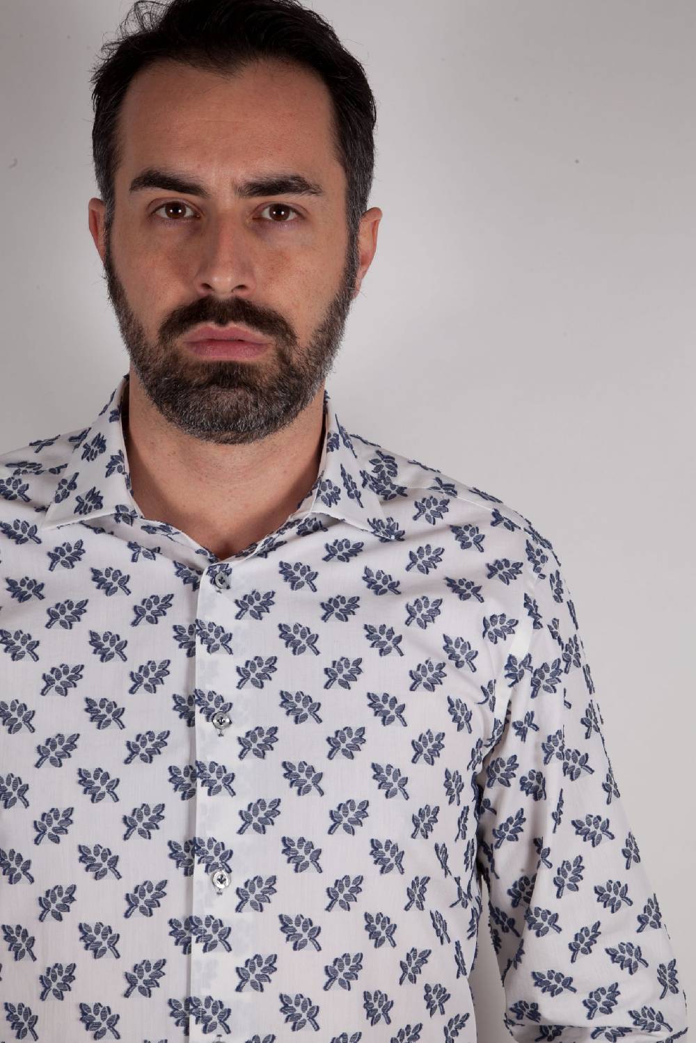 Poggianti Camicia Fil Coupe Collo Italiano FIRENZE-61-507-01 Offerte speciali