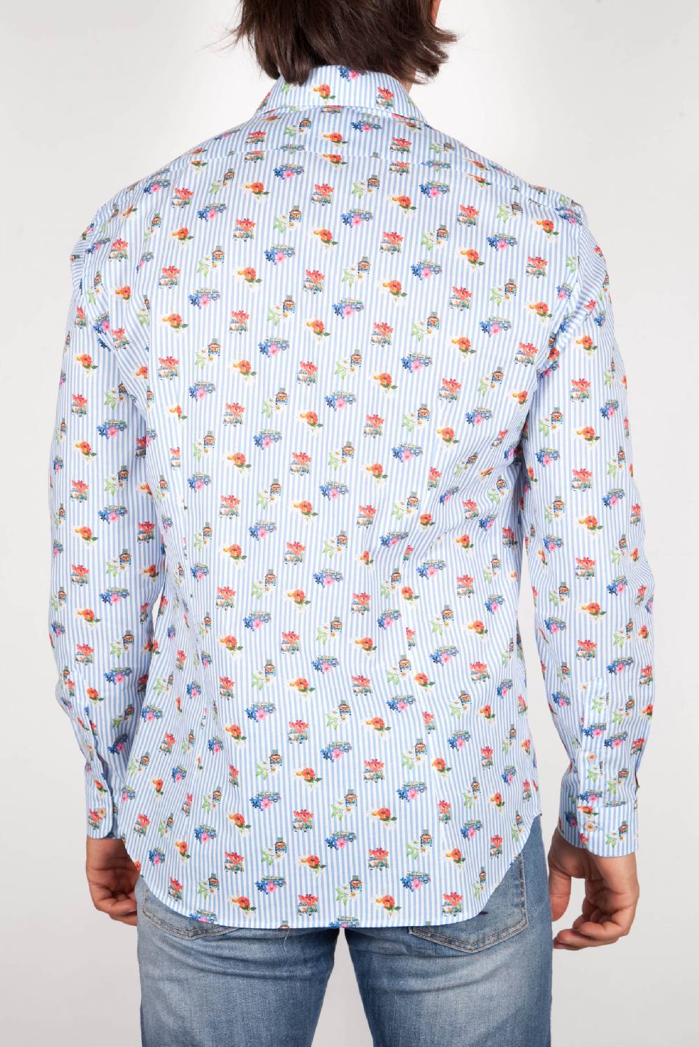Poggianti Camicia Fantasia Collo francese 329-02 Offerta settimanale