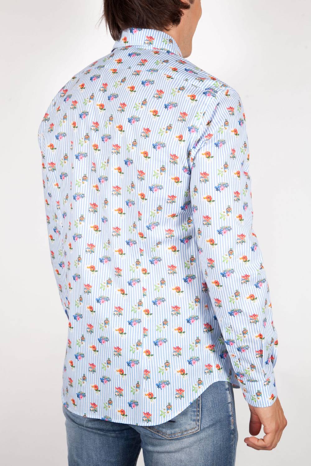 Poggianti Camicia Fantasia Collo francese 329-02 Offerta settimanale