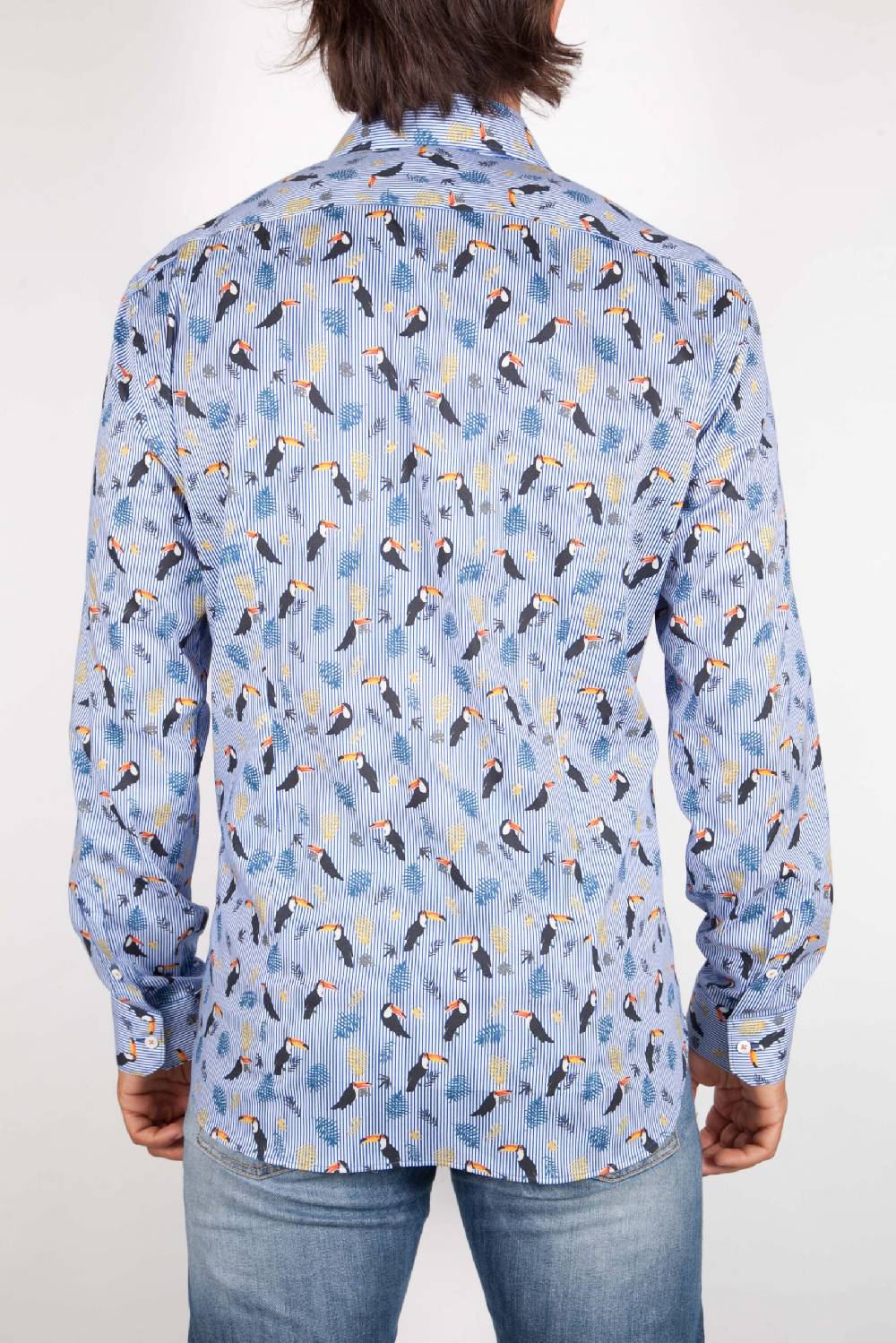 Poggianti Camicia Fantasia Collo Italiano 330-02 Ritorno libero