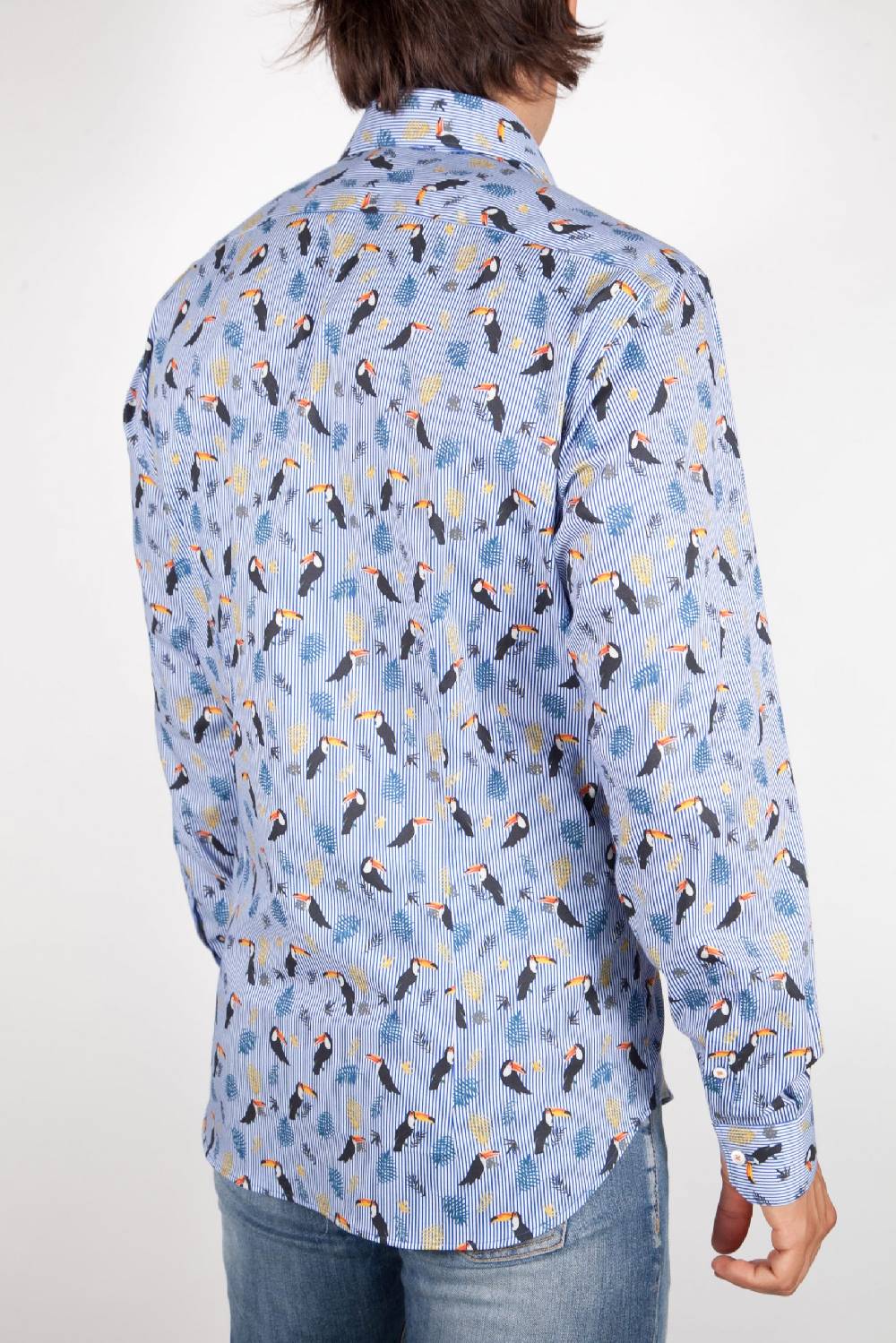Poggianti Camicia Fantasia Collo Italiano 330-02 Ritorno libero